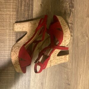 red heels never worn